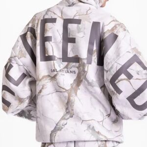 Unisex GLO Brand Winter Camo Hoodie & Sweat Pants Size L